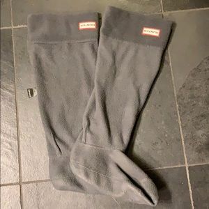 Hunter tall boots socks - like new!